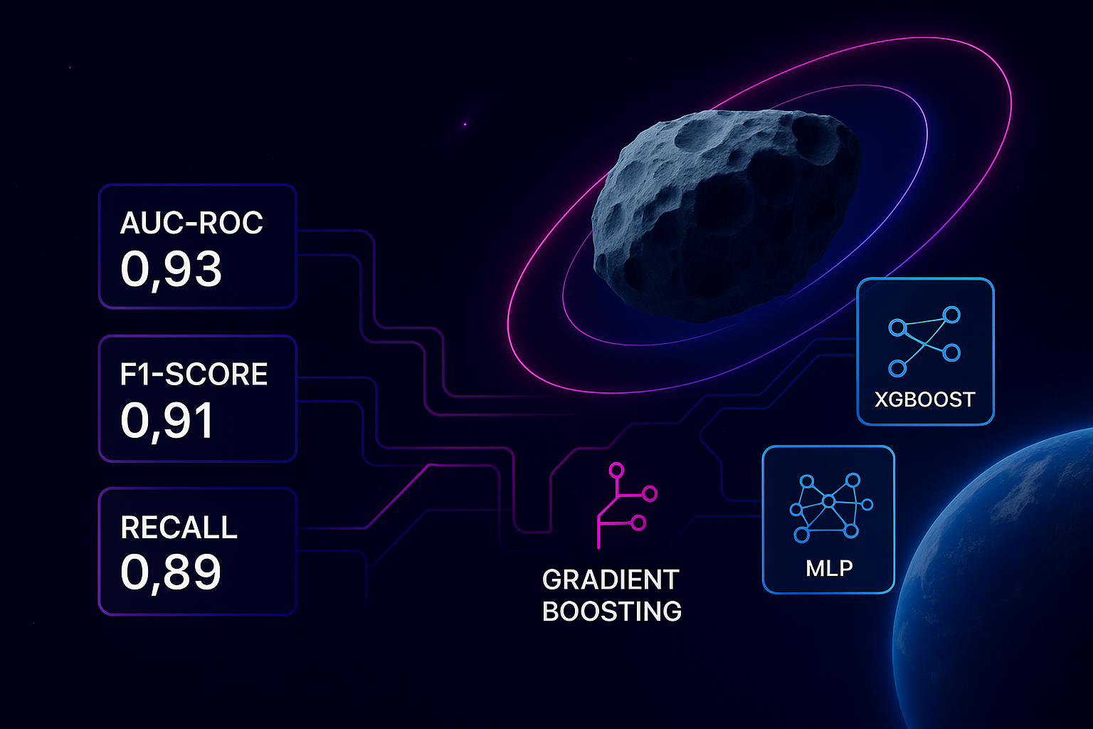 Planetary Defense: AI for Asteroid Hazard Classification